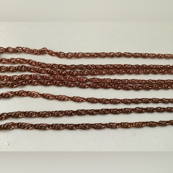 Vintage 24” copper unisex chains - Picture 7 of 8